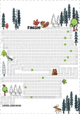 Woodland Walk-A-Block - Printable - 2 Pages